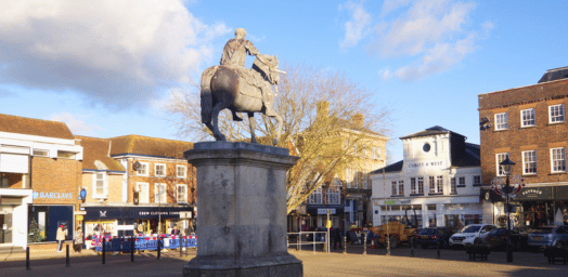 Image of Petersfield where Lamberts provides self storage